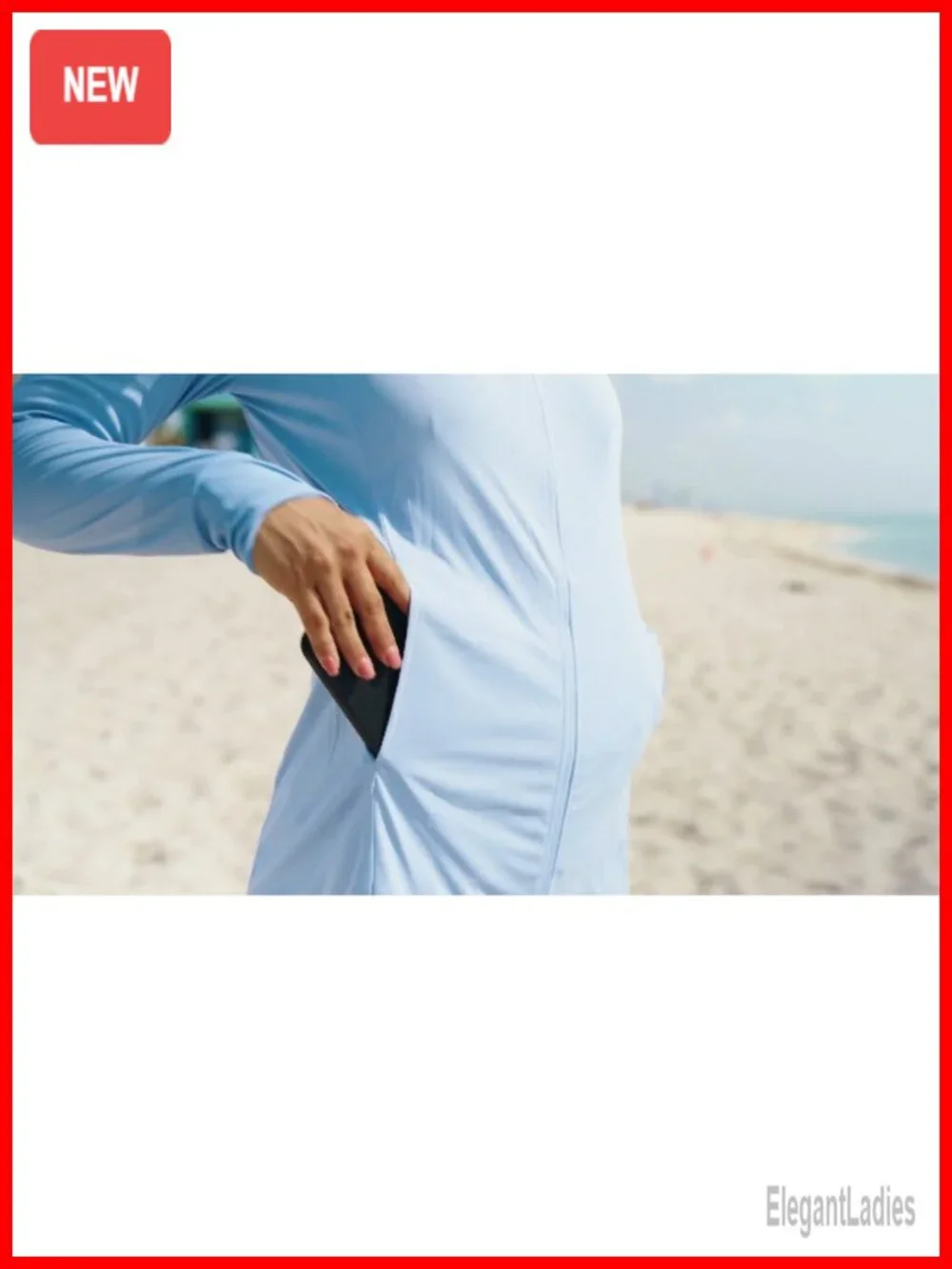 Women's UPF 50+ Swim Cover Up Hoodie Long Jacket SPF UV Protection Rash Guard